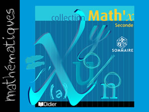 Démonstration du CD-Rom Math'x 2e